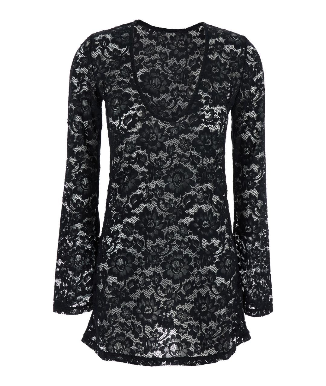 VENUJA Черное повседневное платье, фото 1