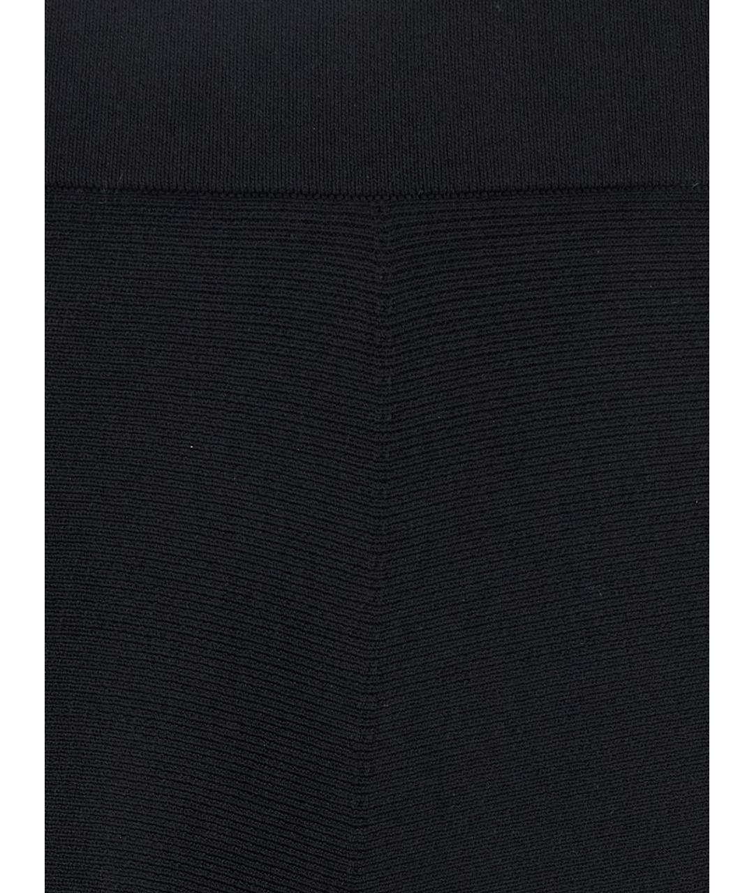 MAXMARA PURE Черная вискозная юбка миди, фото 3