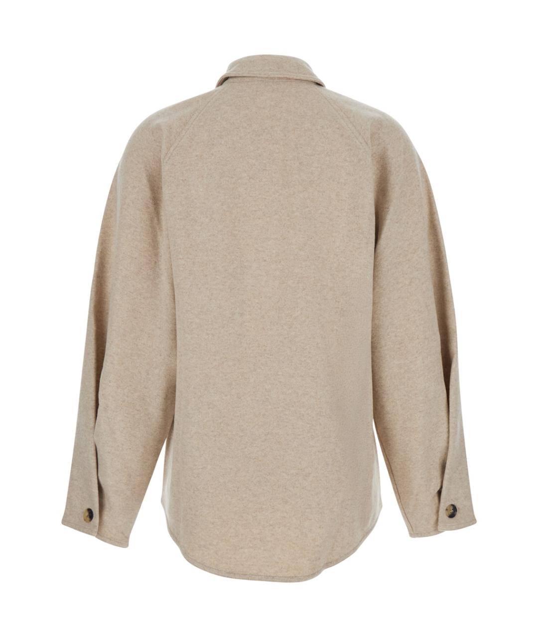 MAXMARA PURE Бежевый кашемировый кардиган, фото 2