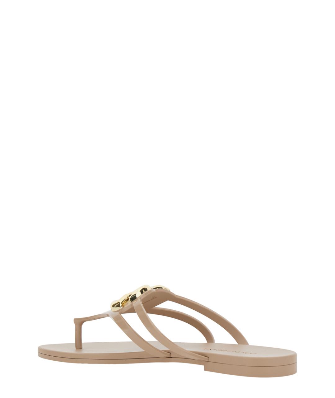 DOLCE&GABBANA Розовые резиновые шлепанцы, фото 3