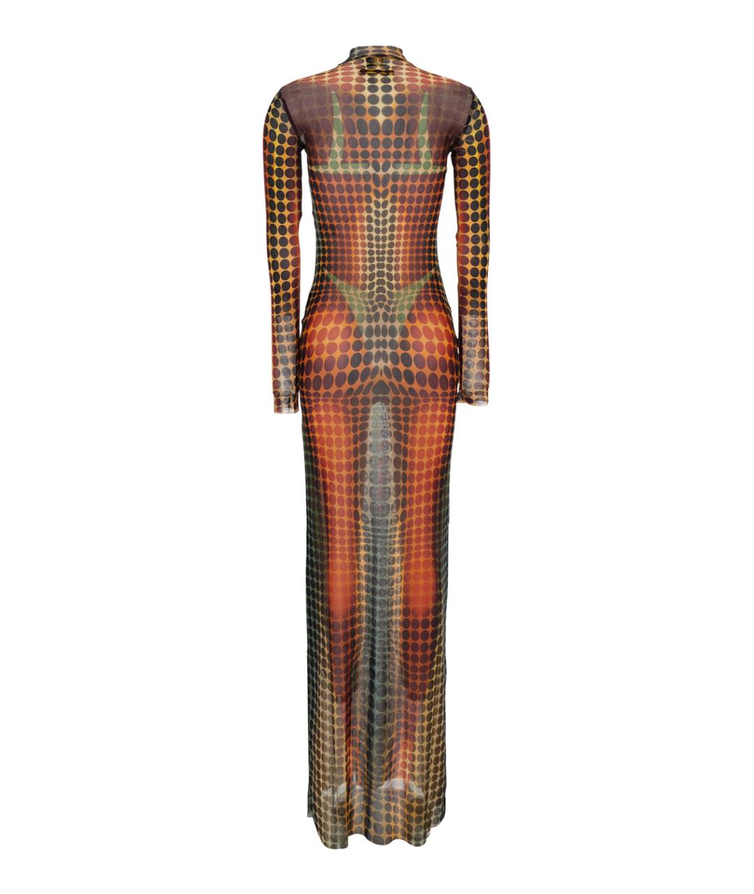 JEAN PAUL GAULTIER Мульти полиамидовое повседневное платье, фото 2