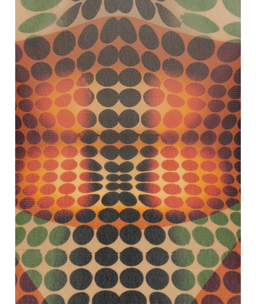 JEAN PAUL GAULTIER Мульти полиамидовое повседневное платье, фото 3