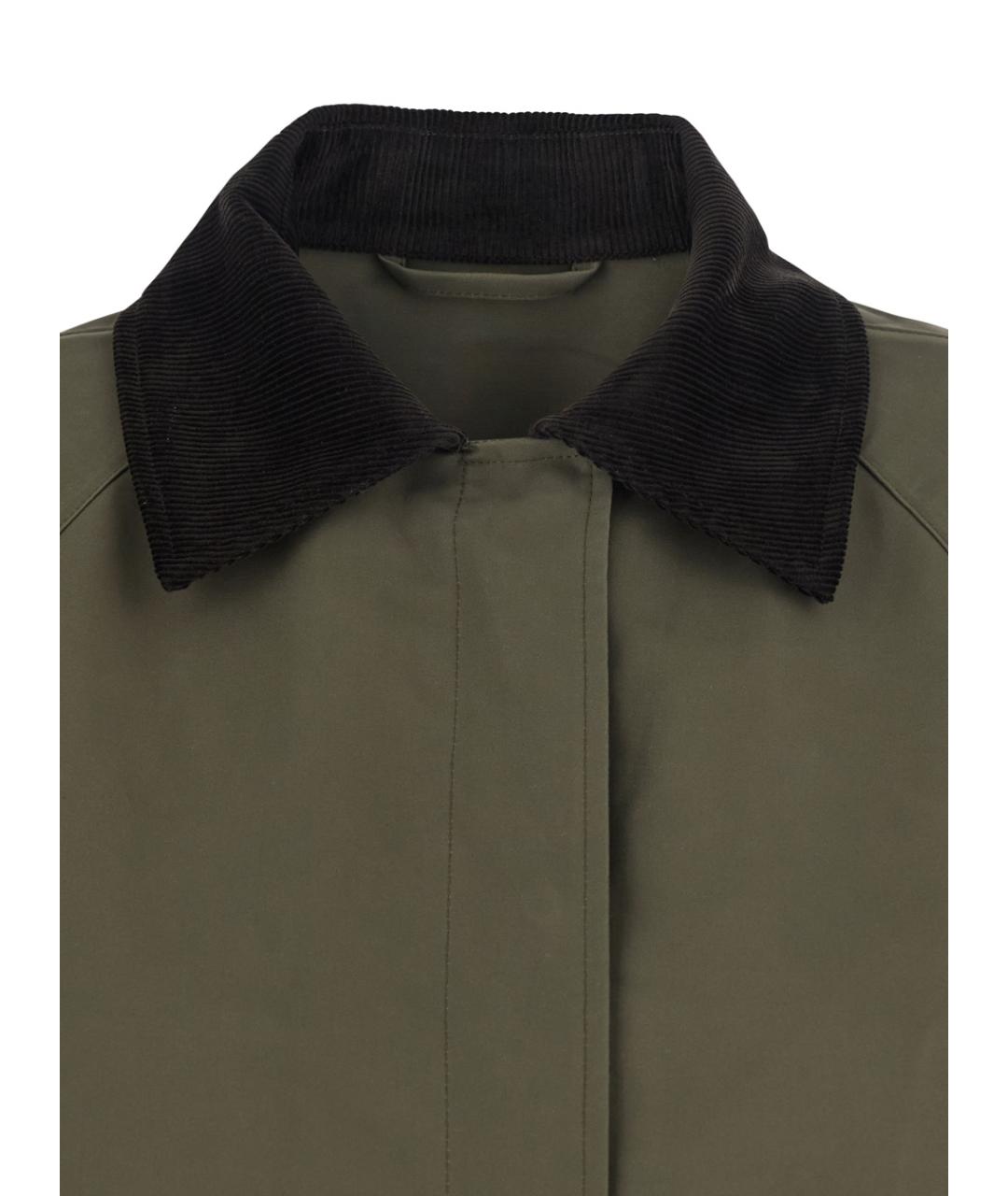 TOTEME Зеленая хлопковая куртка, фото 3