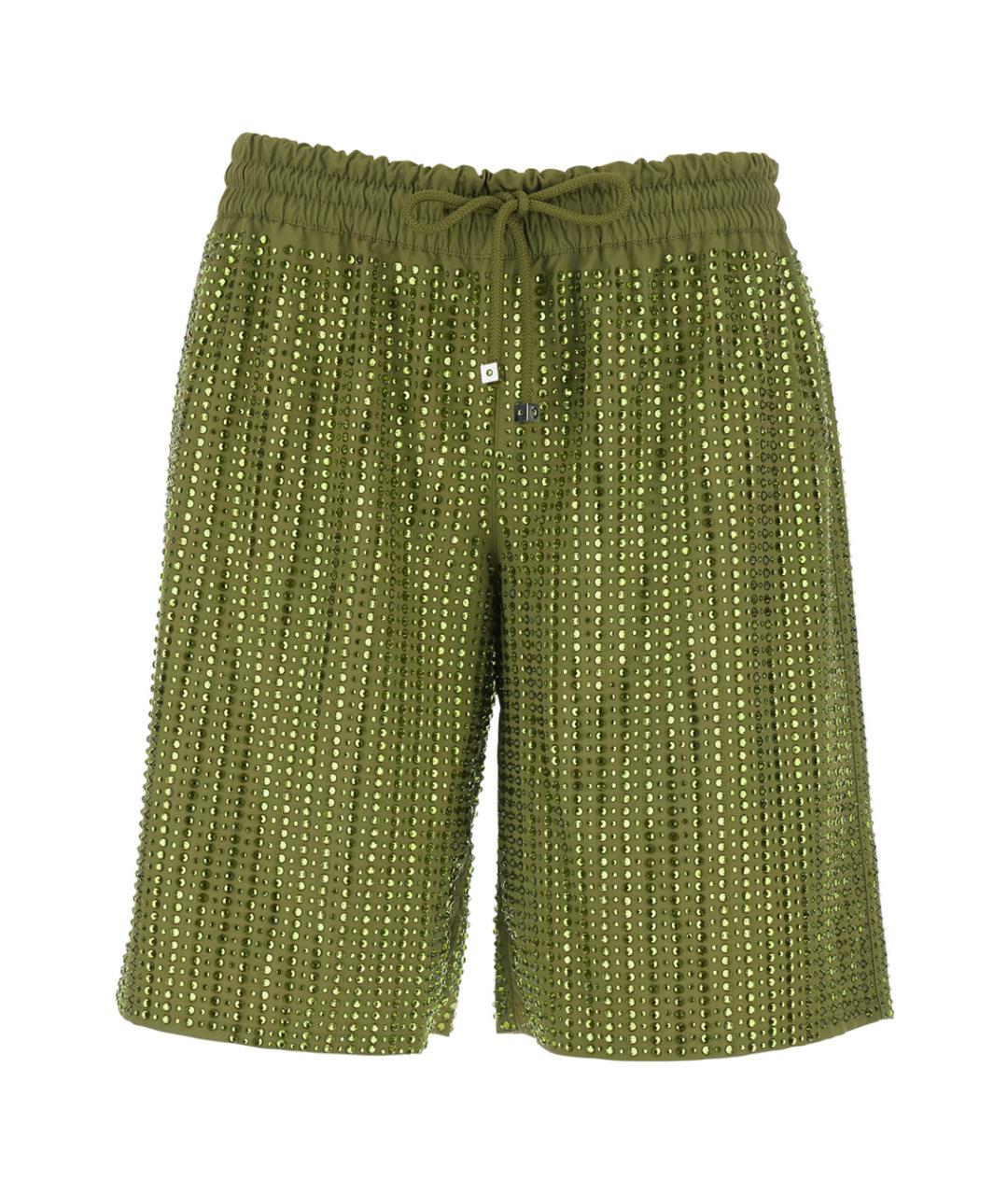 VENUJA Зеленые полиамидовые шорты, фото 1
