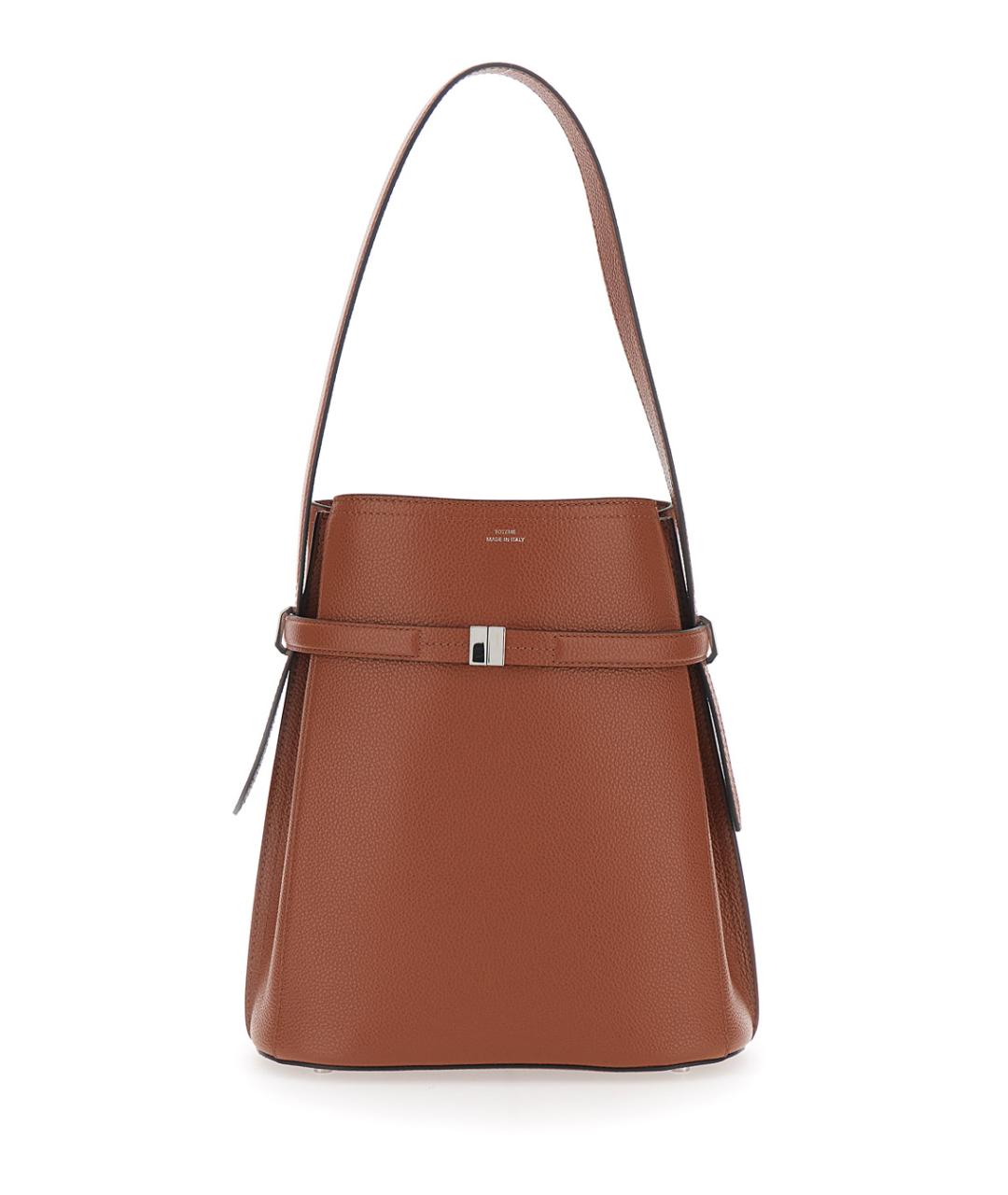 TOTEME Коричневая кожаная сумка через плечо, фото 1
