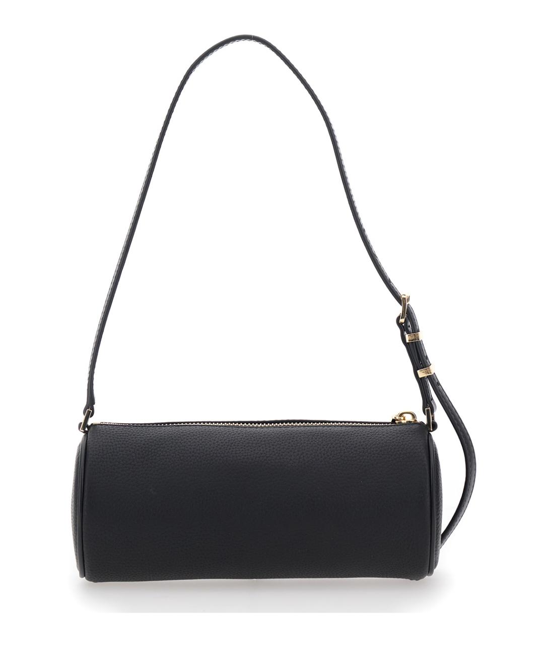 MICHAEL MICHAEL KORS Черная кожаная сумка через плечо, фото 2