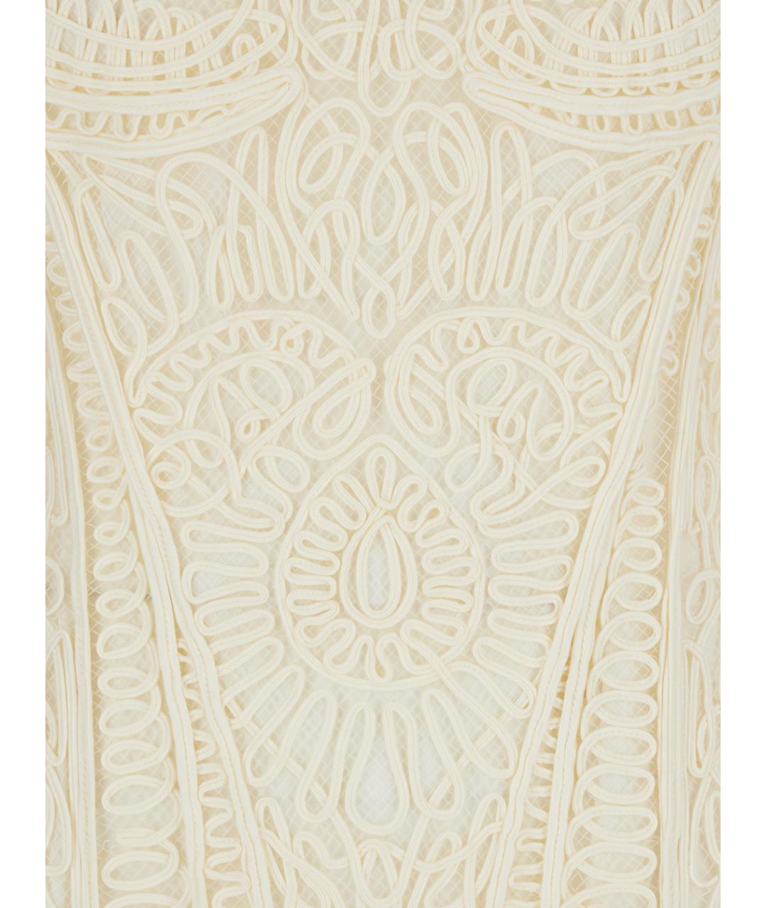 SIMKHAI Белое полиэстеровое платье, фото 3