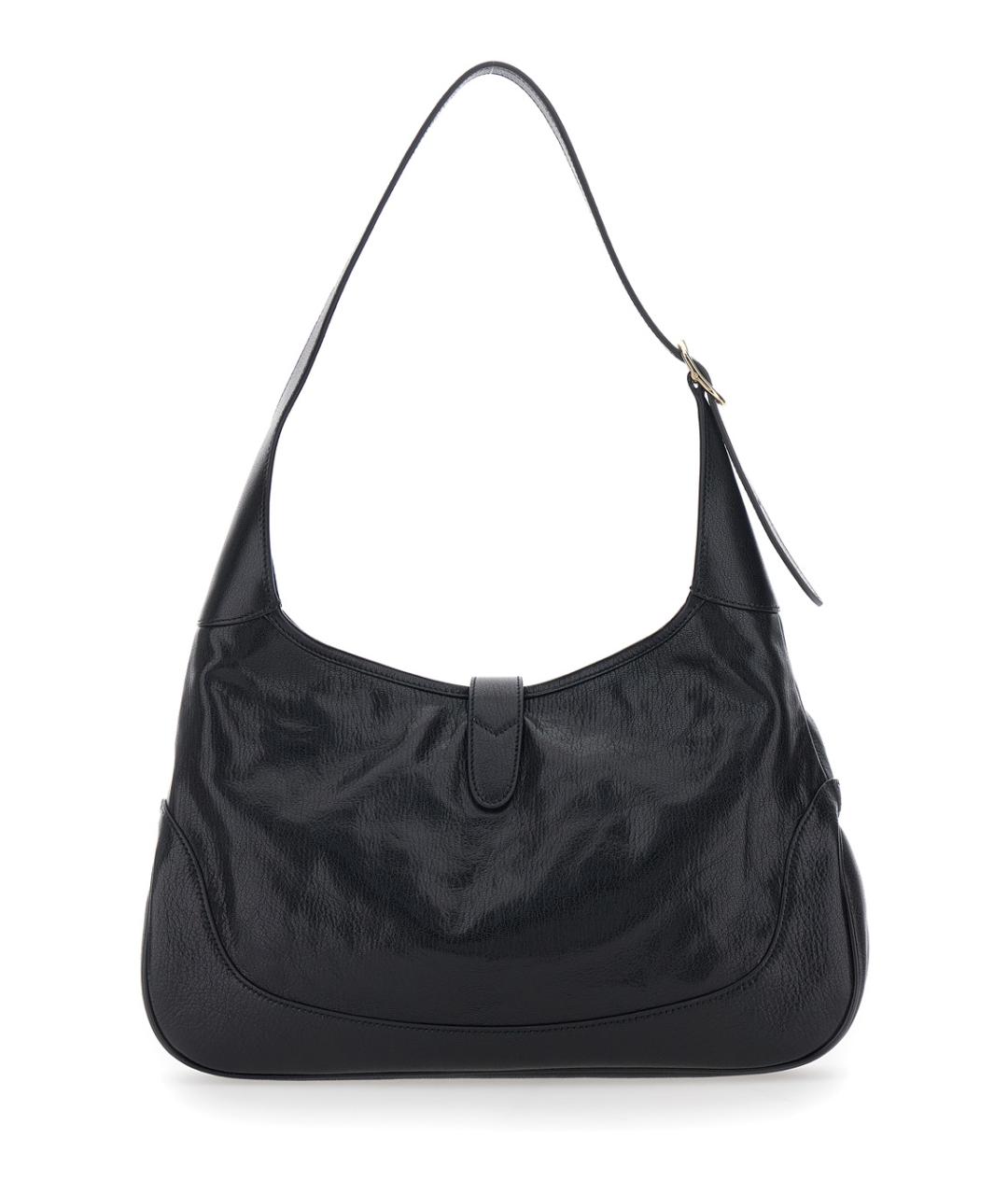 GUCCI Черная кожаная сумка через плечо, фото 2