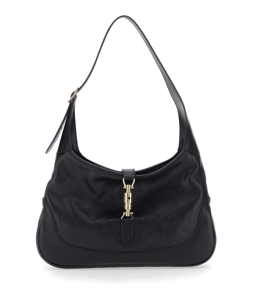 GUCCI Черная кожаная сумка через плечо, фото 1