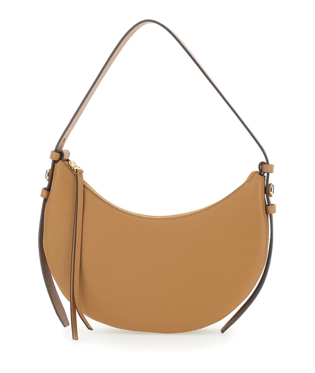 TORY BURCH Бежевая кожаная сумка через плечо, фото 1