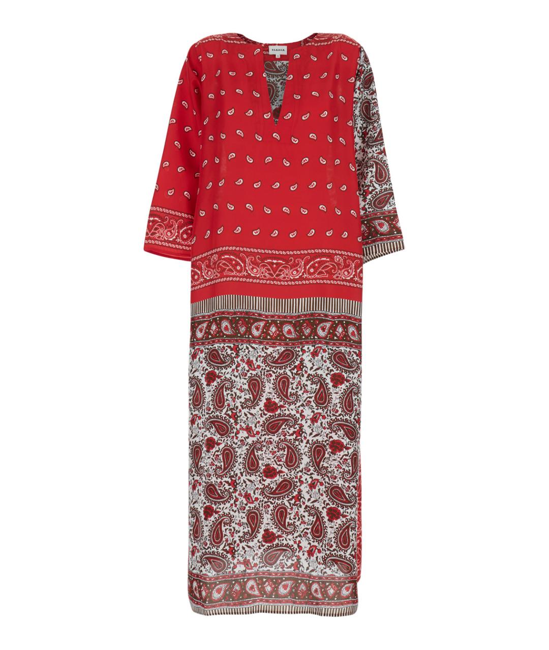 P.A.R.O.S.H. Красная шелковая туника, фото 1