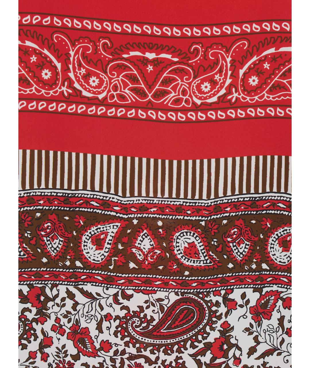 P.A.R.O.S.H. Красная шелковая туника, фото 3