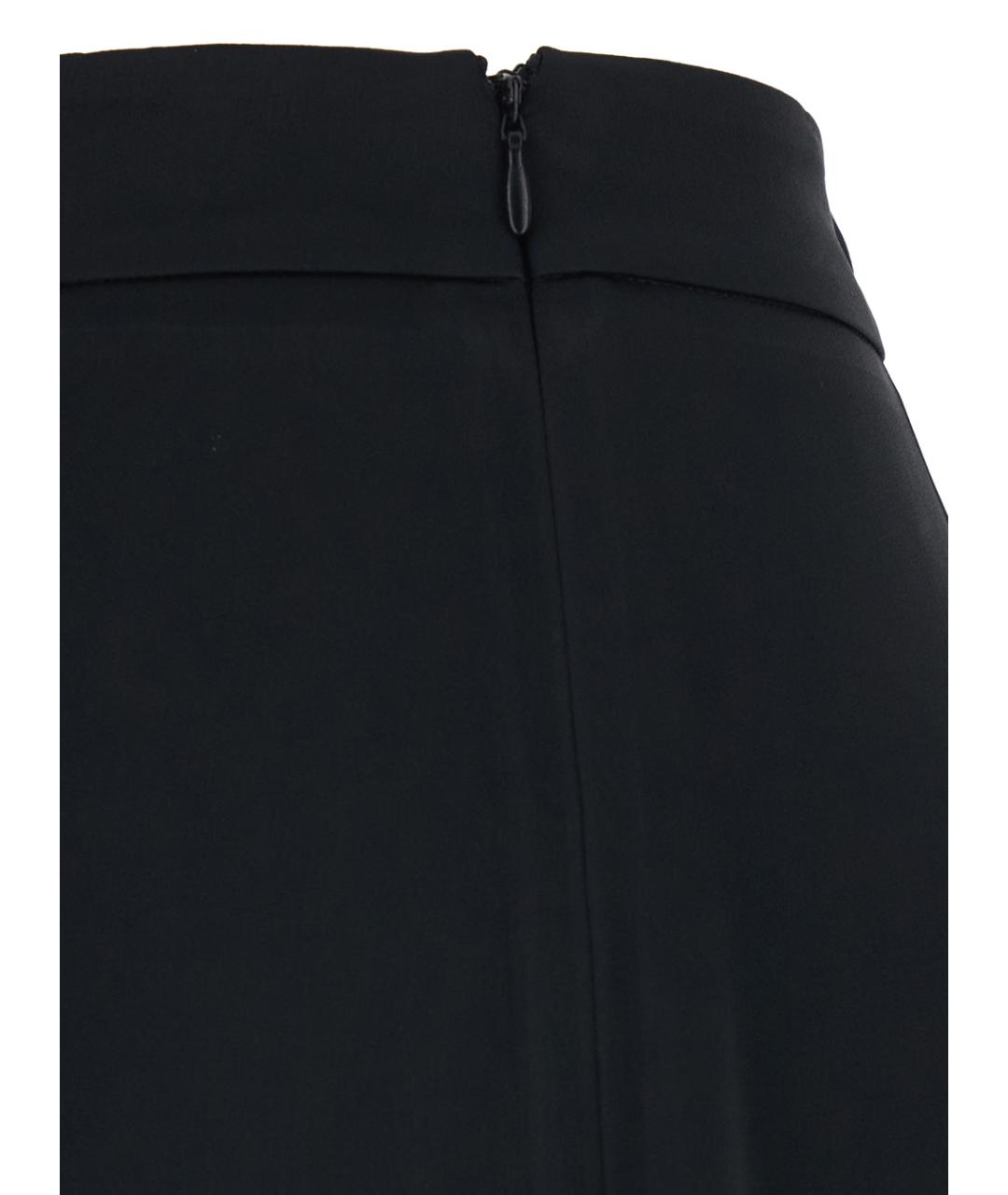 TWIN-SET Черные прямые брюки, фото 3