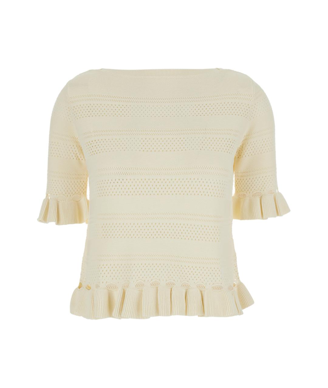 TWIN-SET Белый джемпер / свитер, фото 1