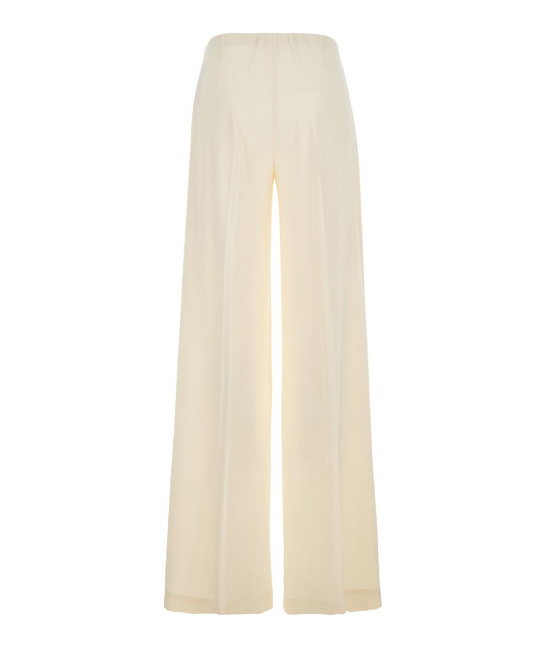 JUCCA Белые прямые брюки, фото 2