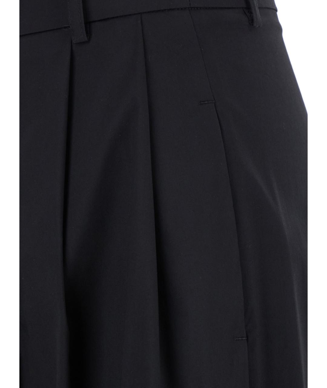 PLAIN Черные прямые брюки, фото 3
