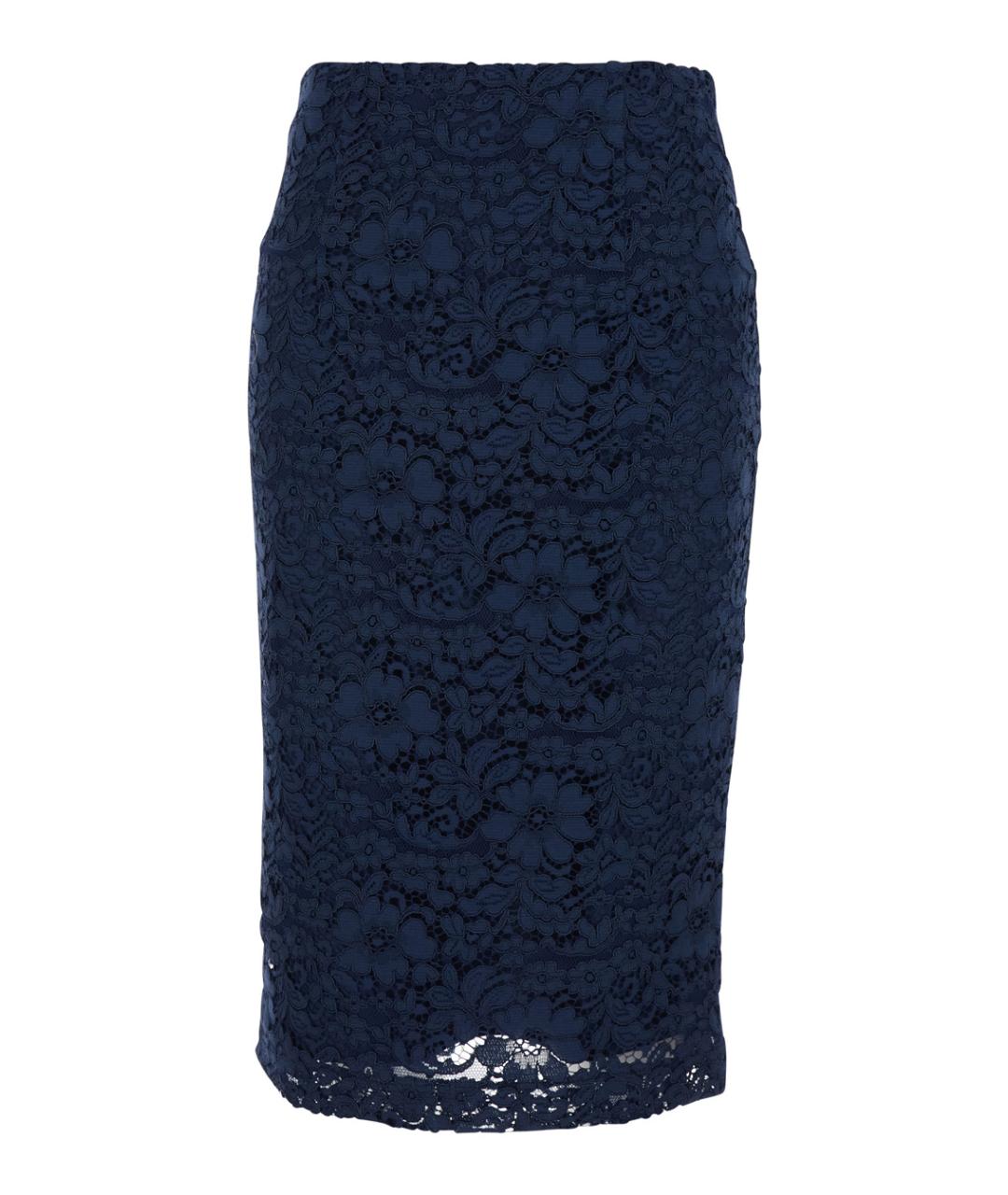 PLAIN Синяя юбка миди, фото 1