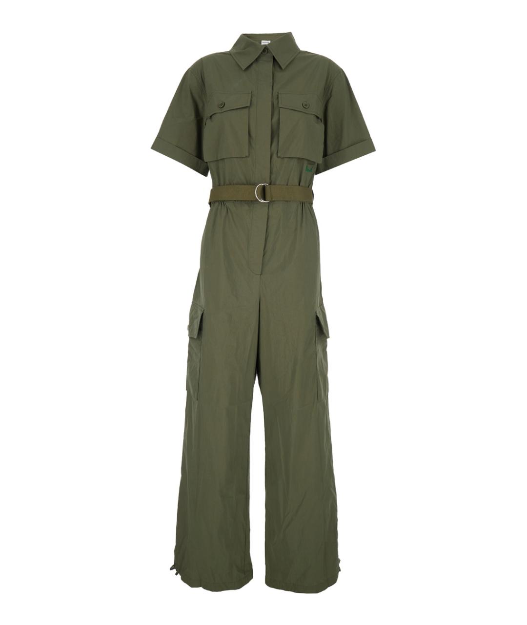 P.A.R.O.S.H. Зеленый полиамидовый комбинезон, фото 1