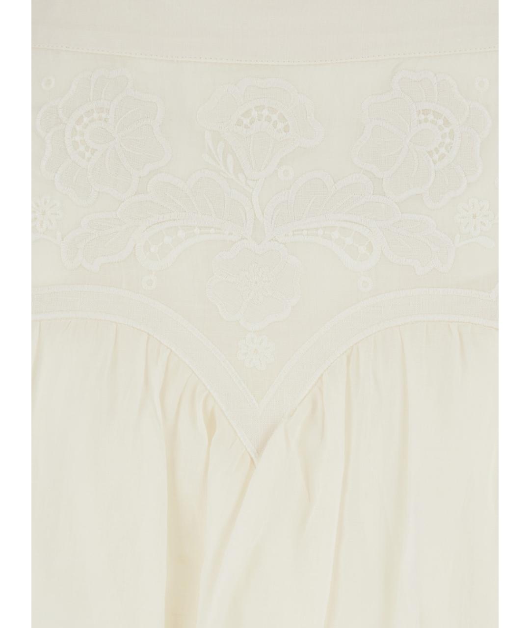 TWIN-SET Белая юбка мини, фото 3