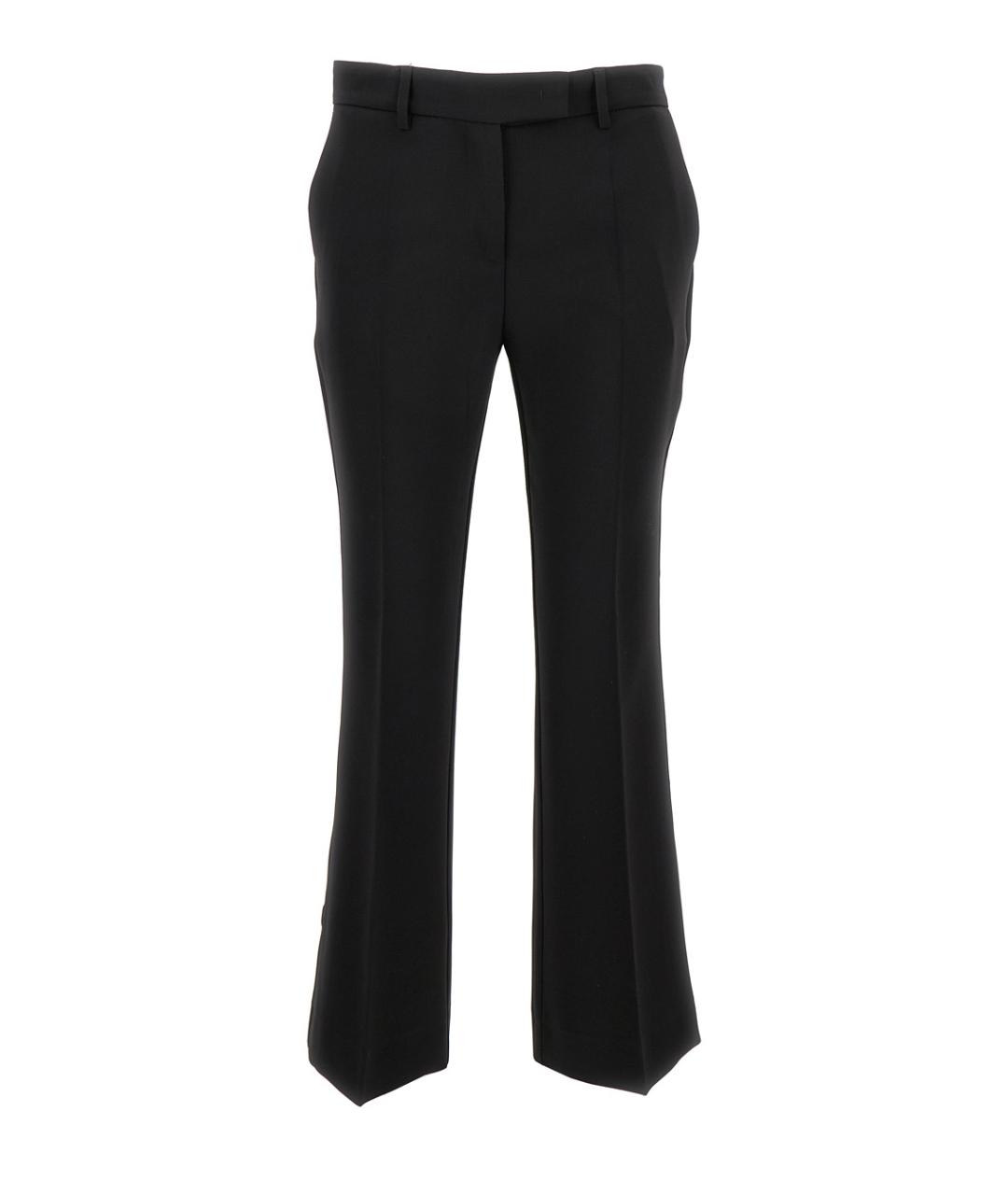 PLAIN Черные прямые брюки, фото 1