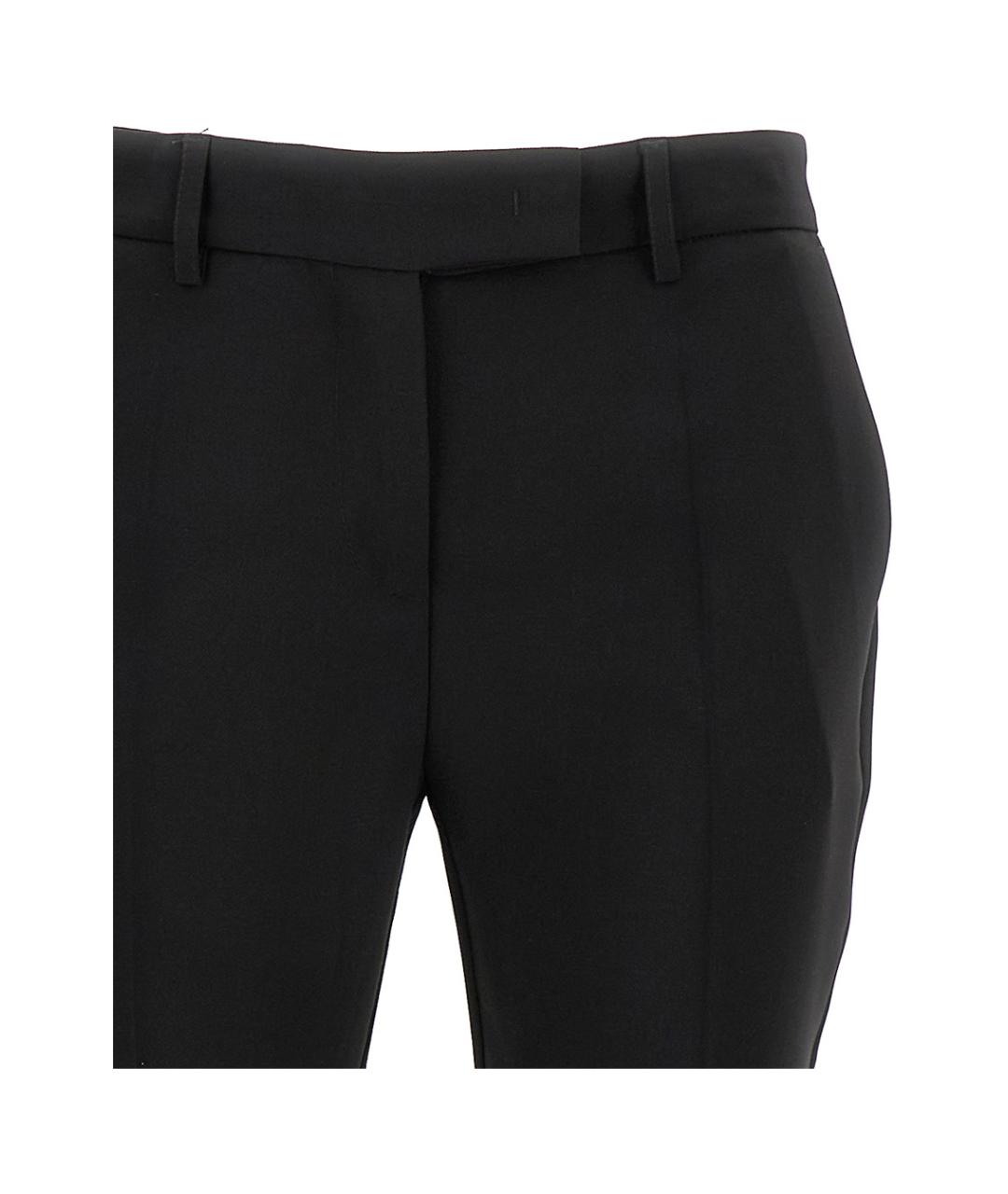 PLAIN Черные прямые брюки, фото 3