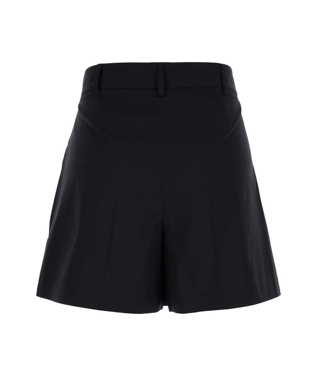 PLAIN Черные хлопковые шорты, фото 2