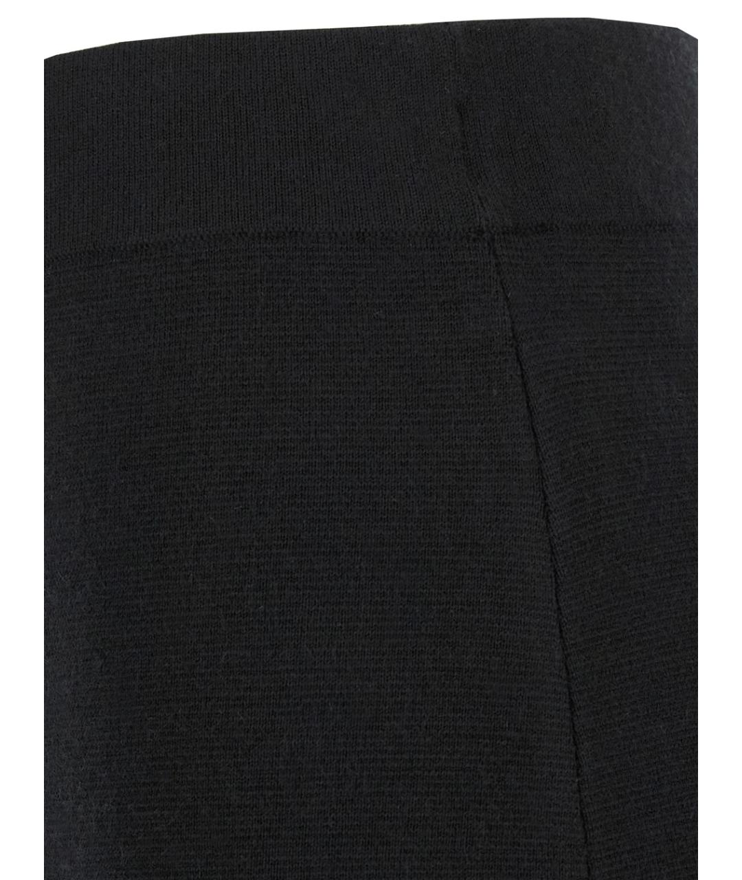 P.A.R.O.S.H. Черная шерстяная юбка миди, фото 3