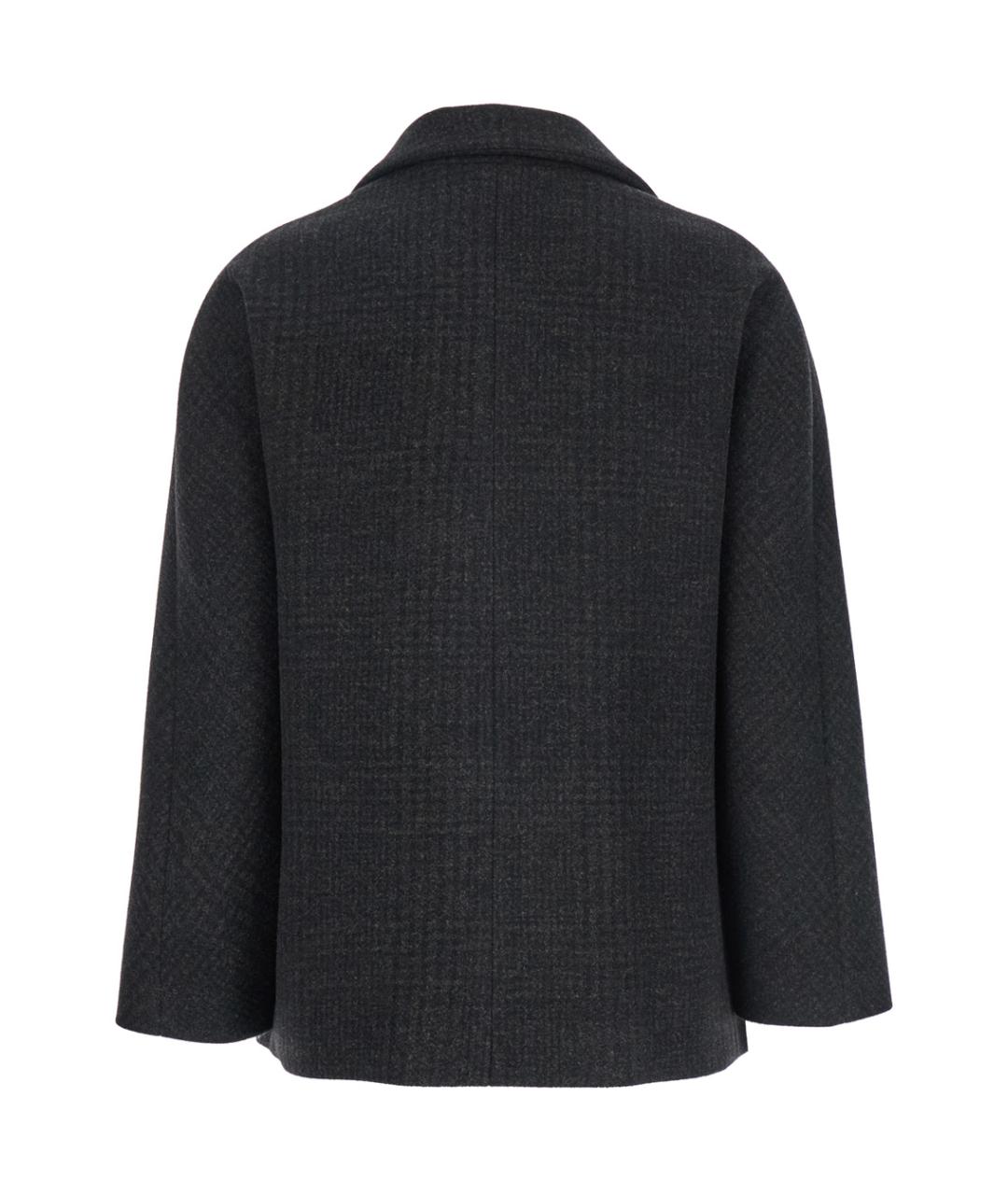 PLAIN Коричневое шерстяное пальто, фото 2