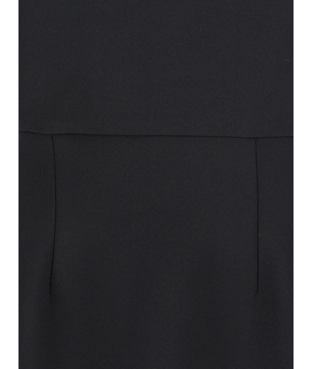 PLAIN Черное полиэстеровое повседневное платье, фото 3