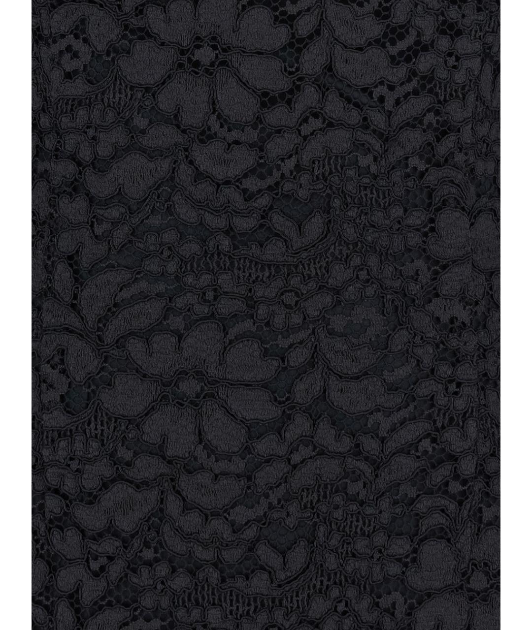 PLAIN Черное хлопковое вечернее платье, фото 3