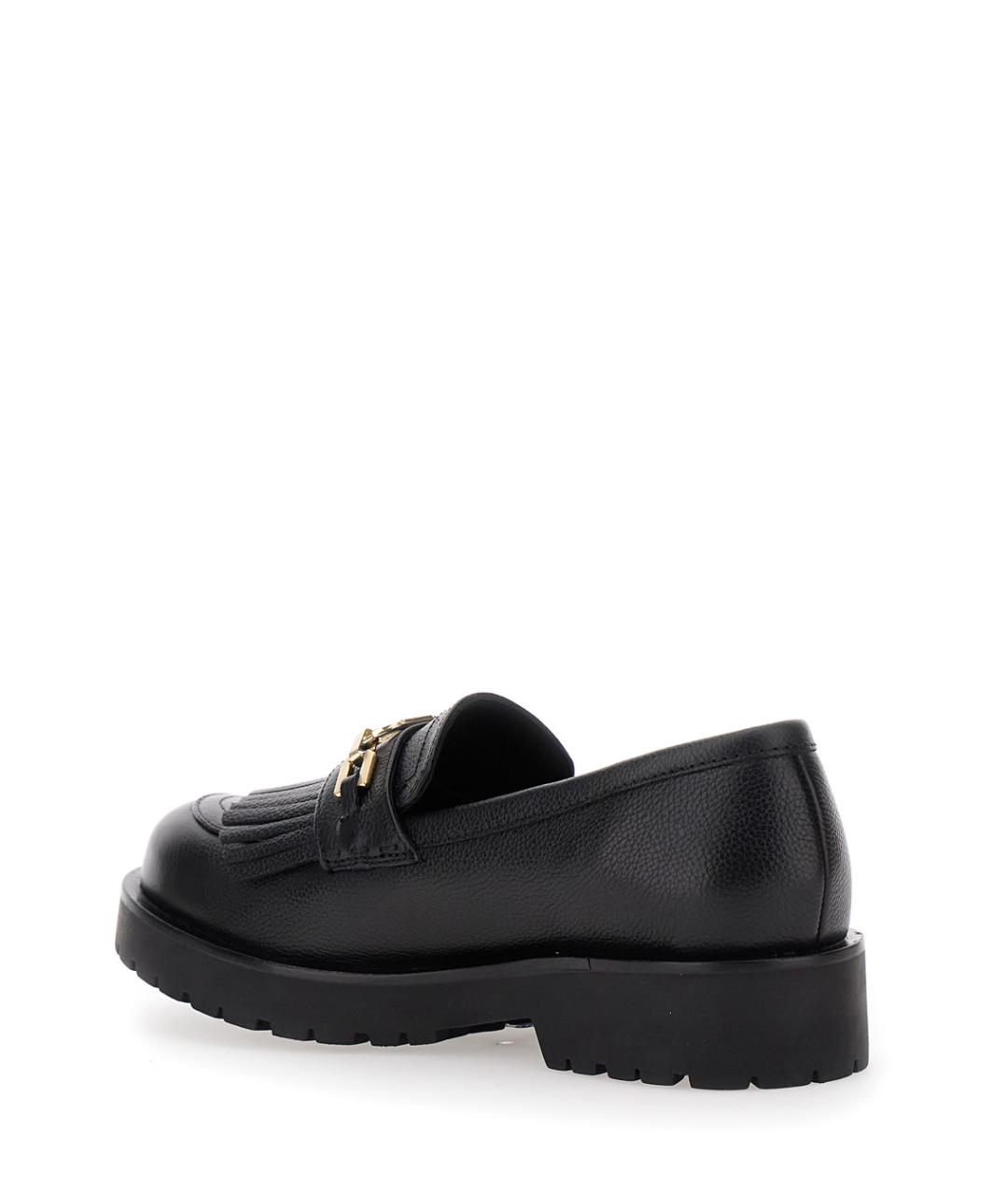 TWIN-SET Черные кожаные лоферы, фото 3