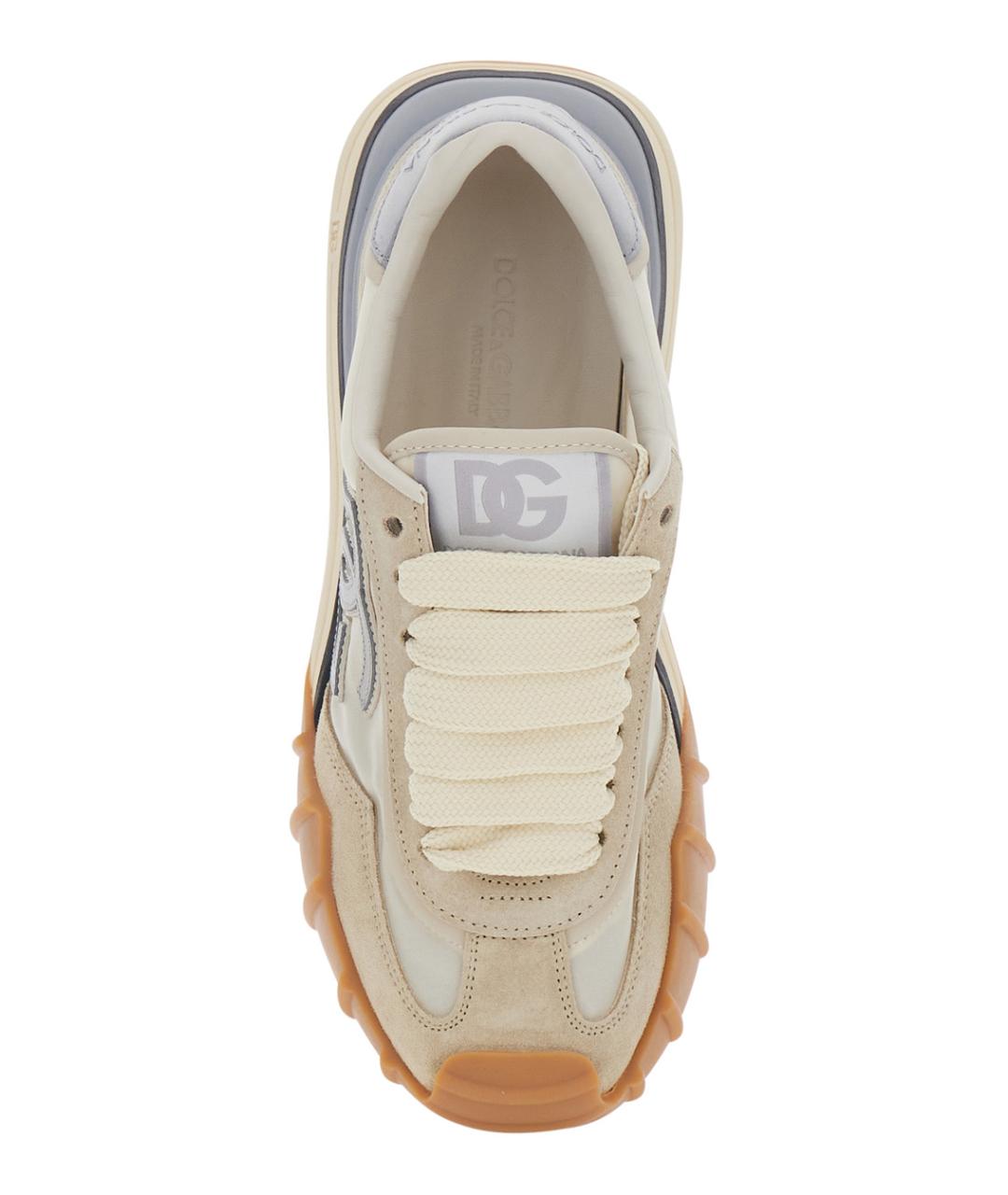 DOLCE&GABBANA Мульти текстильные кроссовки, фото 4