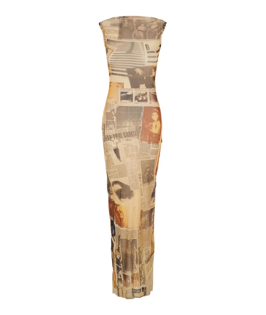 JEAN PAUL GAULTIER Мульти полиамидовое повседневное платье, фото 1