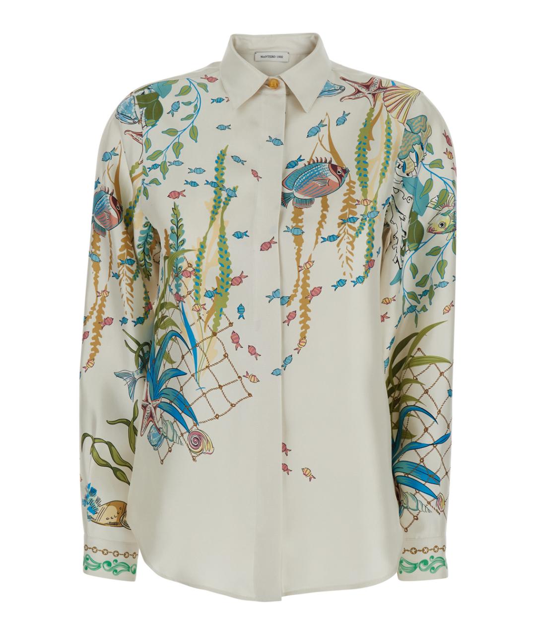 MANTERO 1902 Мульти шелковая рубашка, фото 1