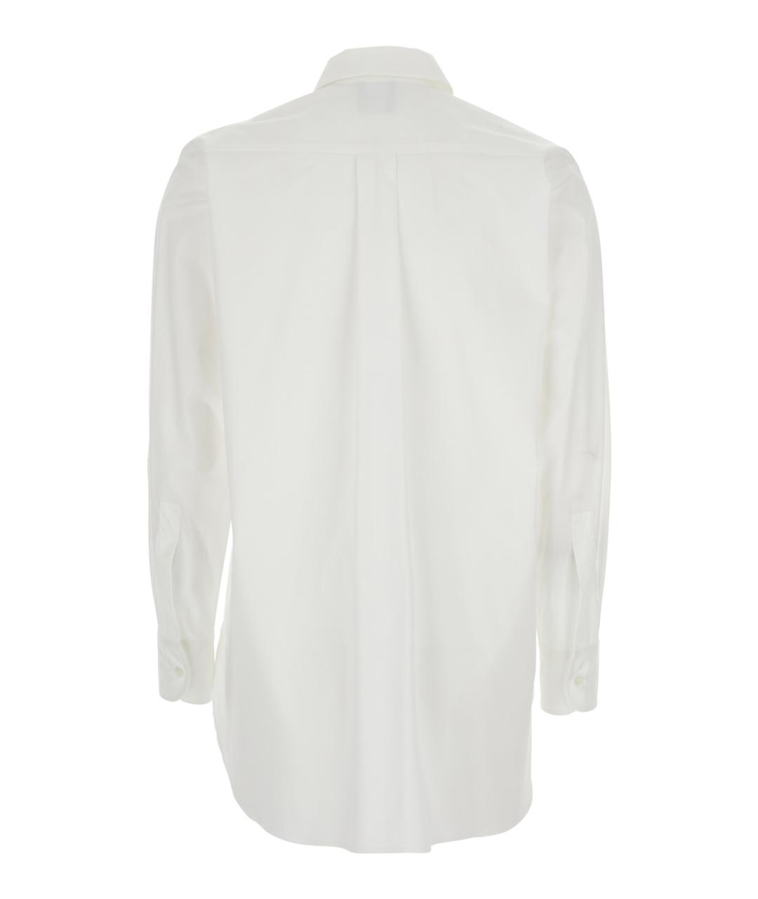 PLAIN Белая хлопковая рубашка, фото 2