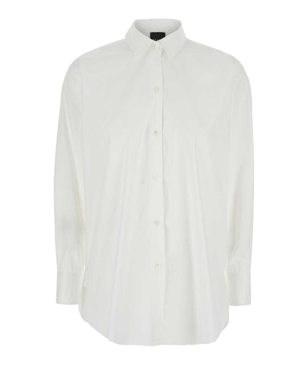 PLAIN Белая хлопковая рубашка, фото 1