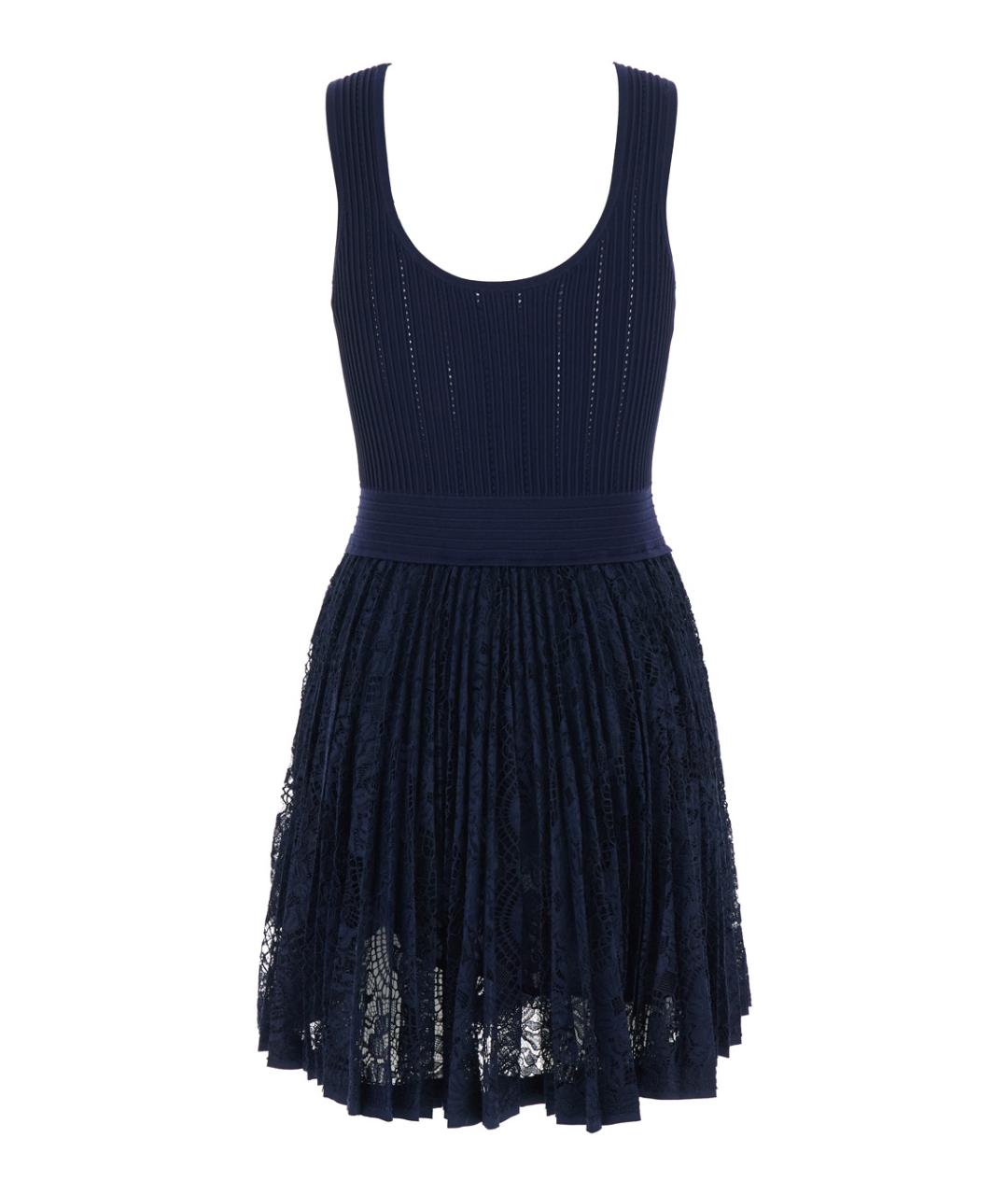 SIMKHAI Синее полиэстеровое повседневное платье, фото 1