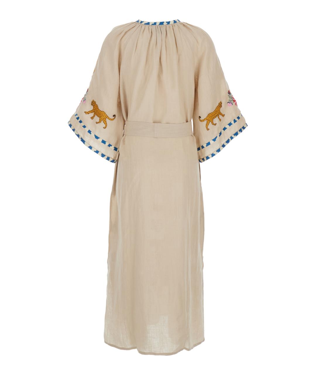 BENARAS BY CITRUS Бежевая льняная туника, фото 2