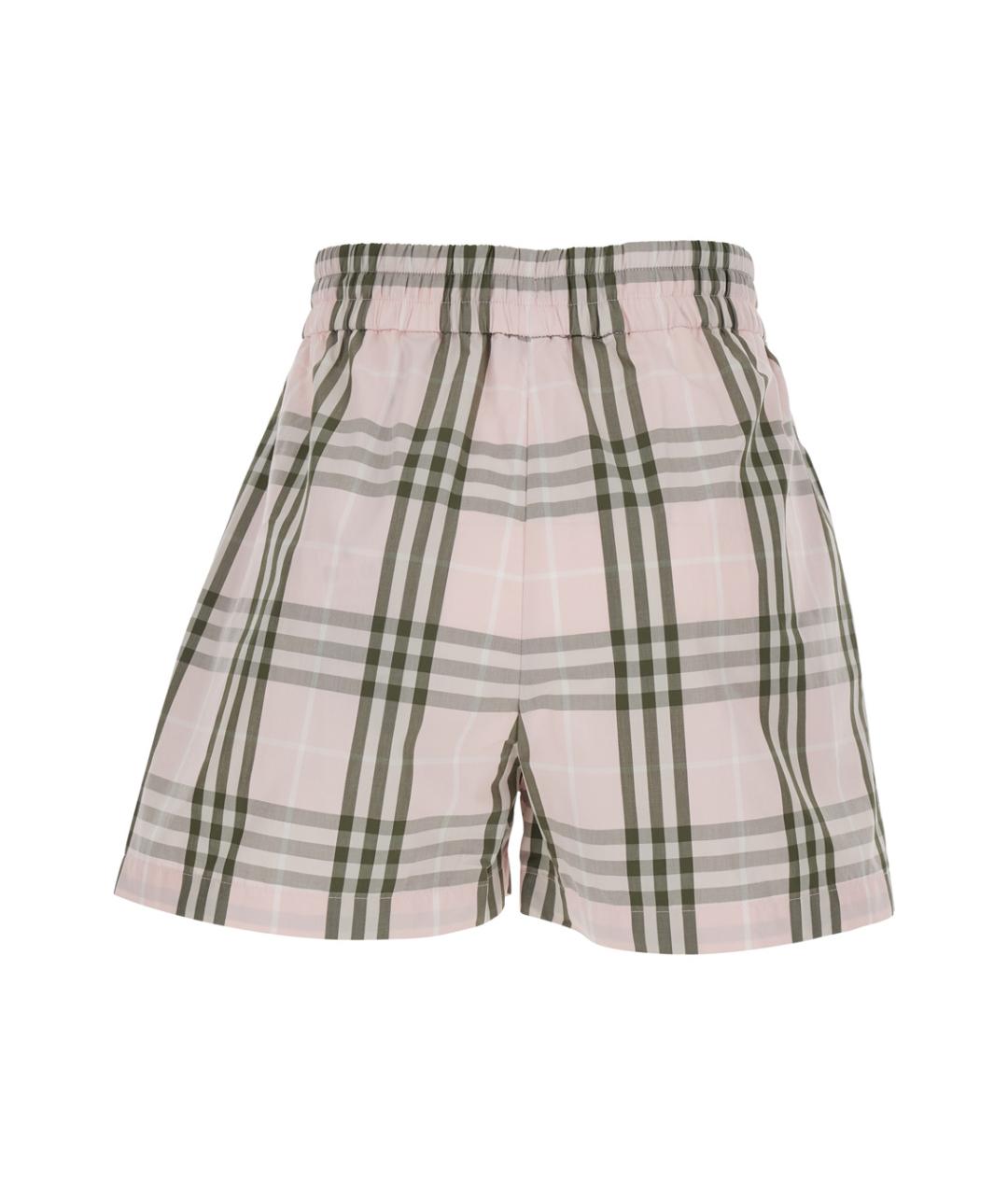 BURBERRY Розовые хлопковые шорты, фото 2