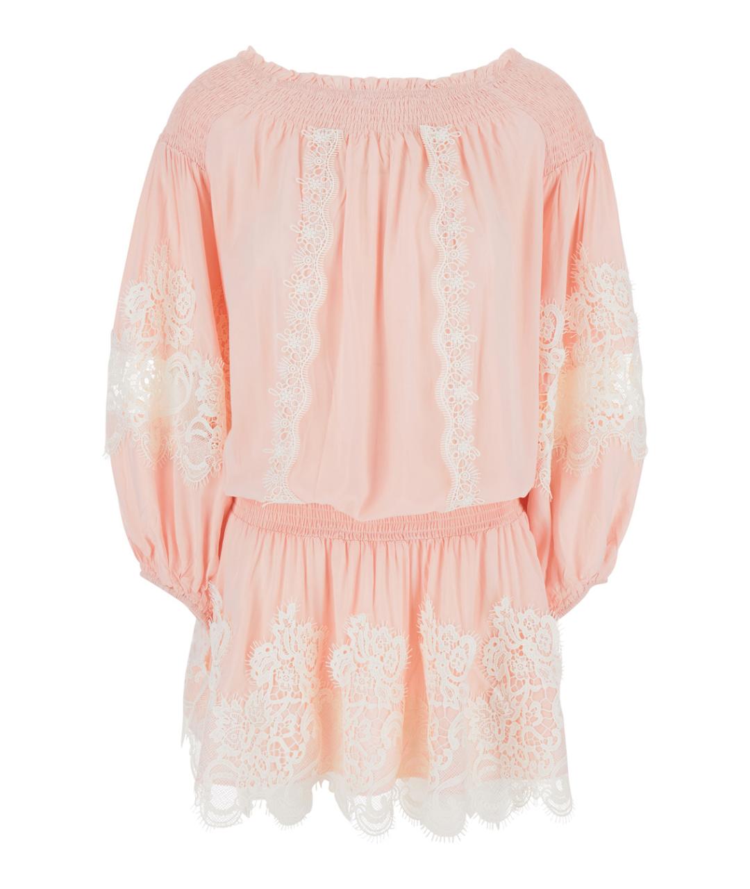 MISS JUNE Розовое повседневное платье, фото 1