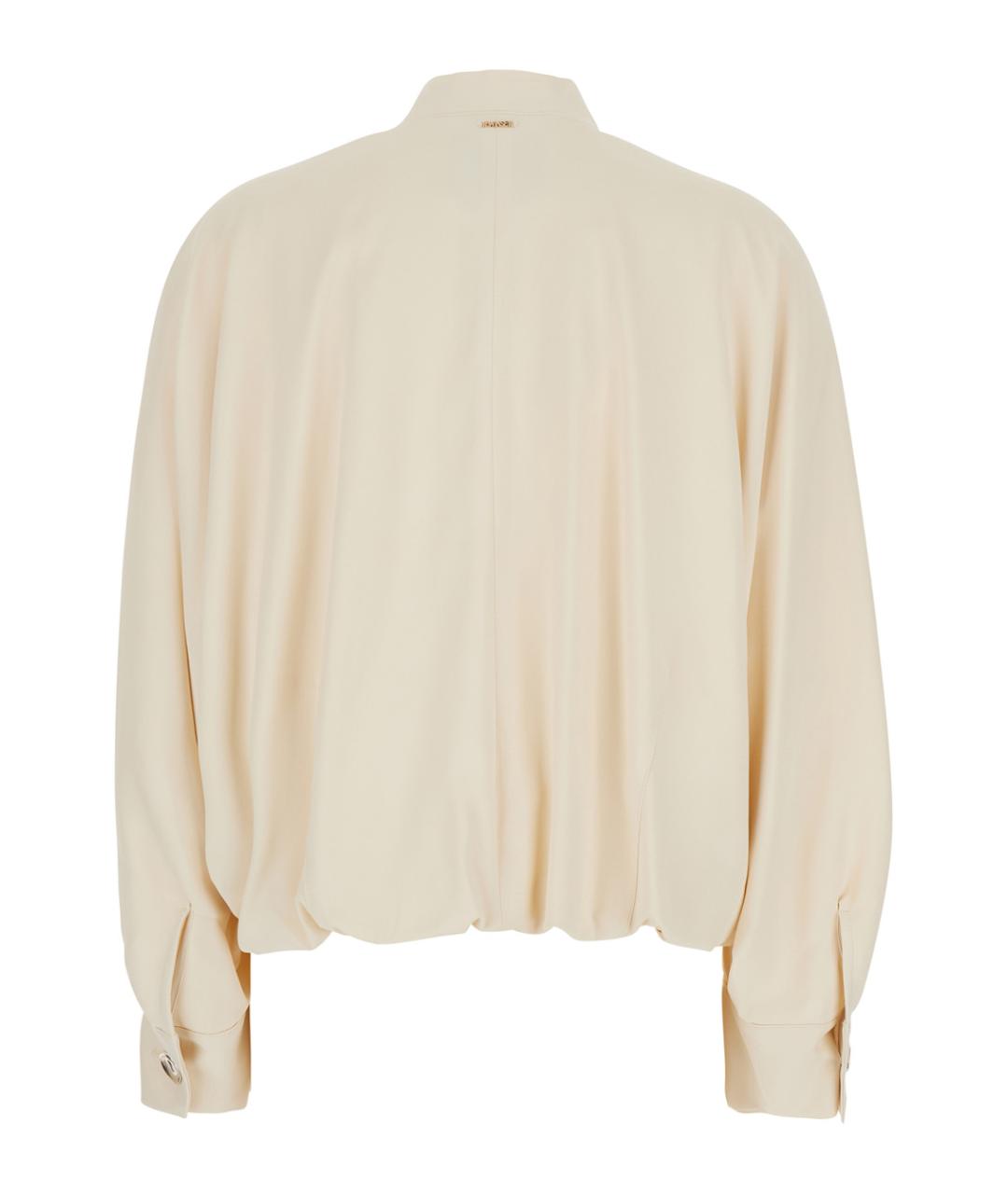 TWIN-SET Белая вискозная куртка, фото 2