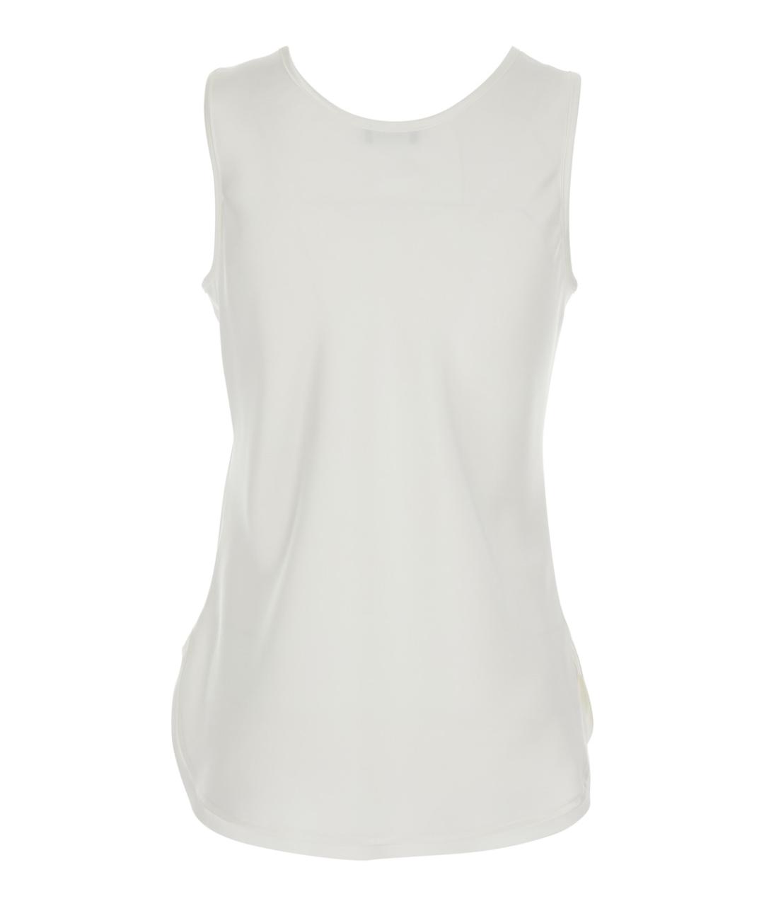 PLAIN Белая полиэстеровая майка, фото 2