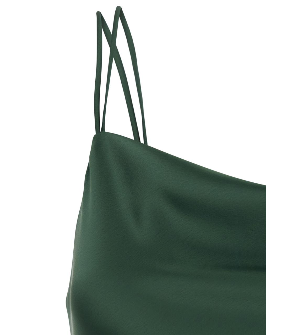 PLAIN Зеленые полиэстеровое вечернее платье, фото 3