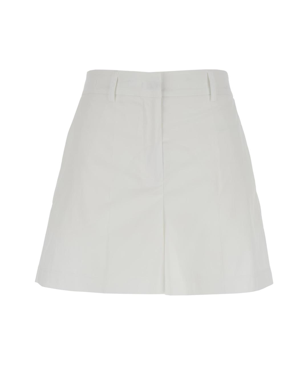 PLAIN Белые хлопковые шорты, фото 1