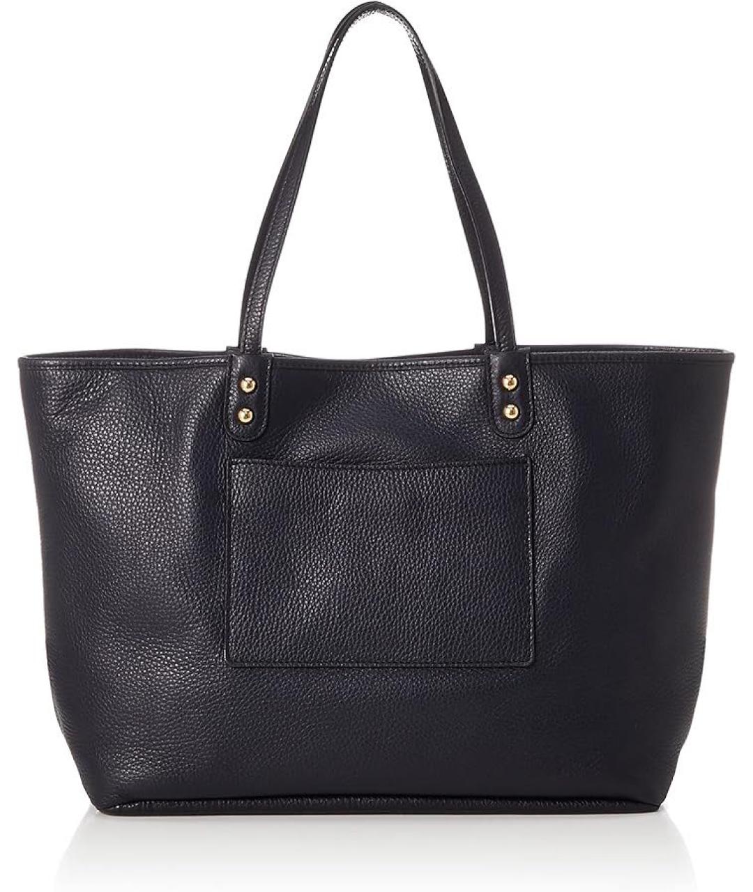 ETRO Черная кожаная сумка тоут, фото 9