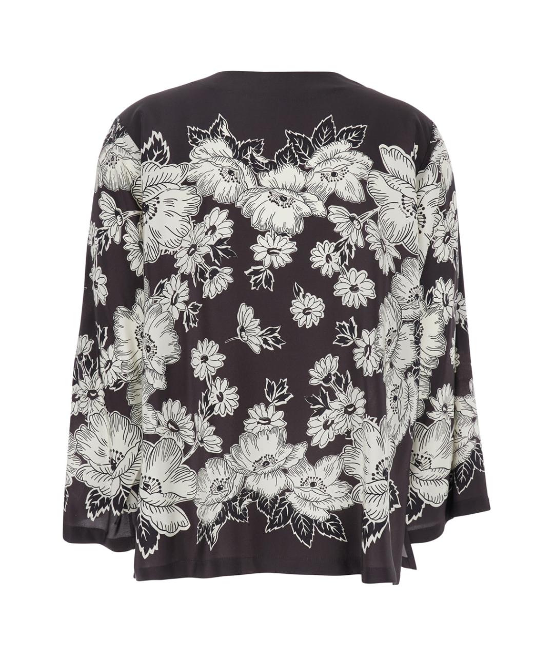 P.A.R.O.S.H. Коричневая шелковая блузы, фото 2