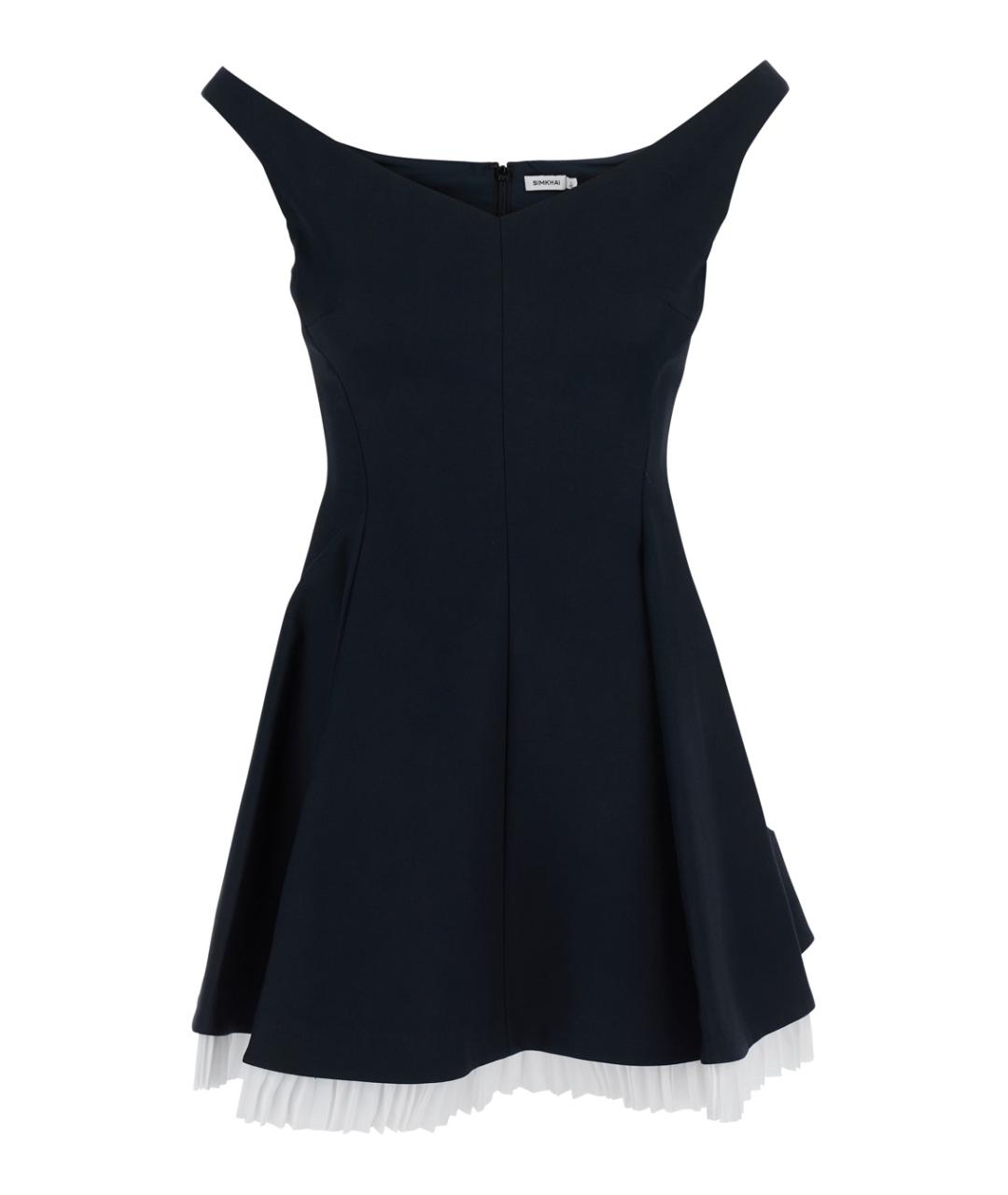 SIMKHAI Черное хлопковое повседневное платье, фото 1