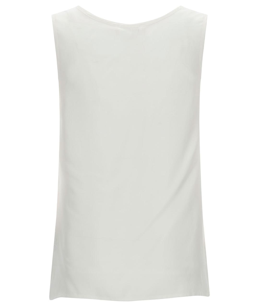 P.A.R.O.S.H. Белая шелковая майка, фото 2