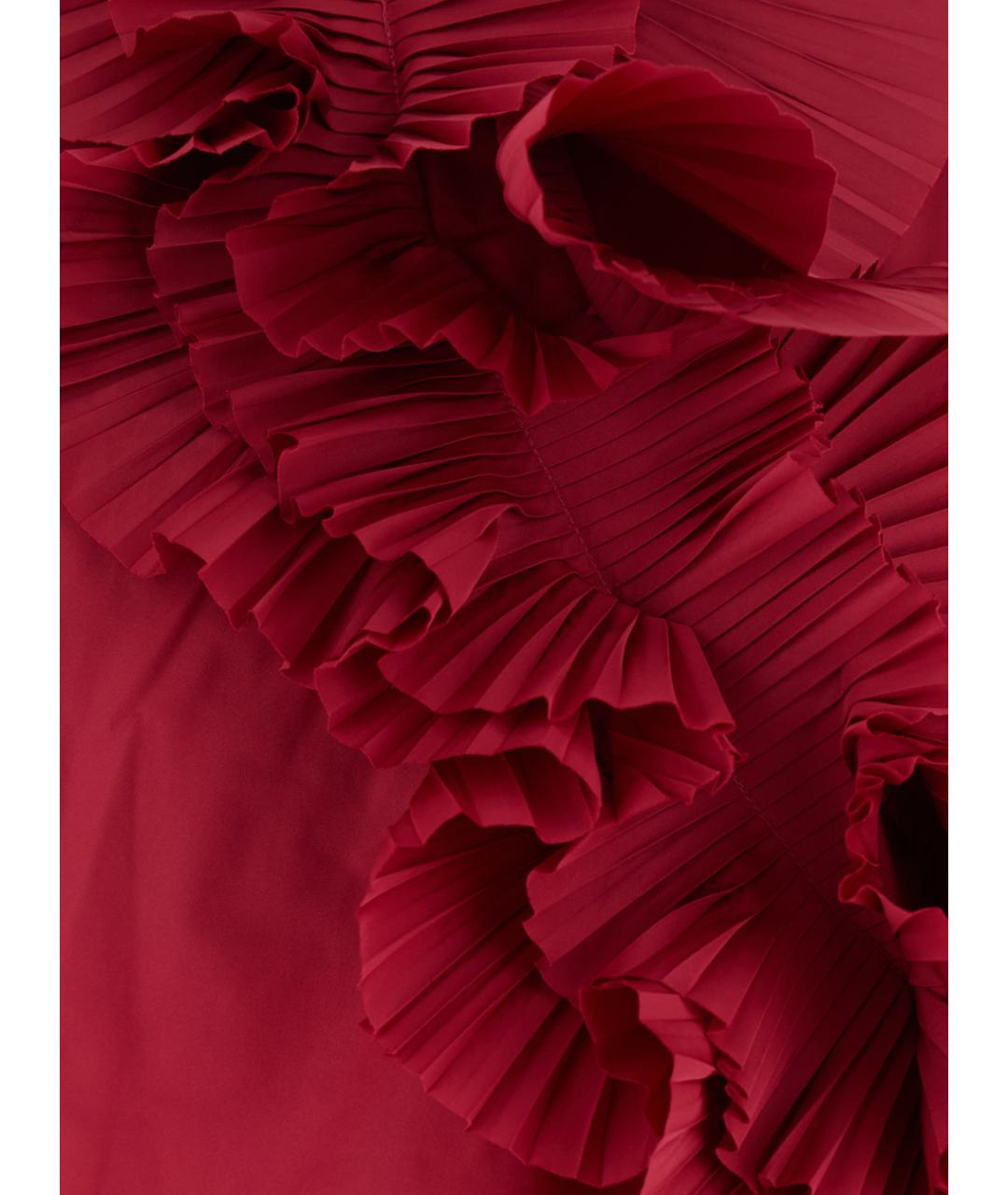 P.A.R.O.S.H. Бордовая полиэстеровая блузы, фото 3