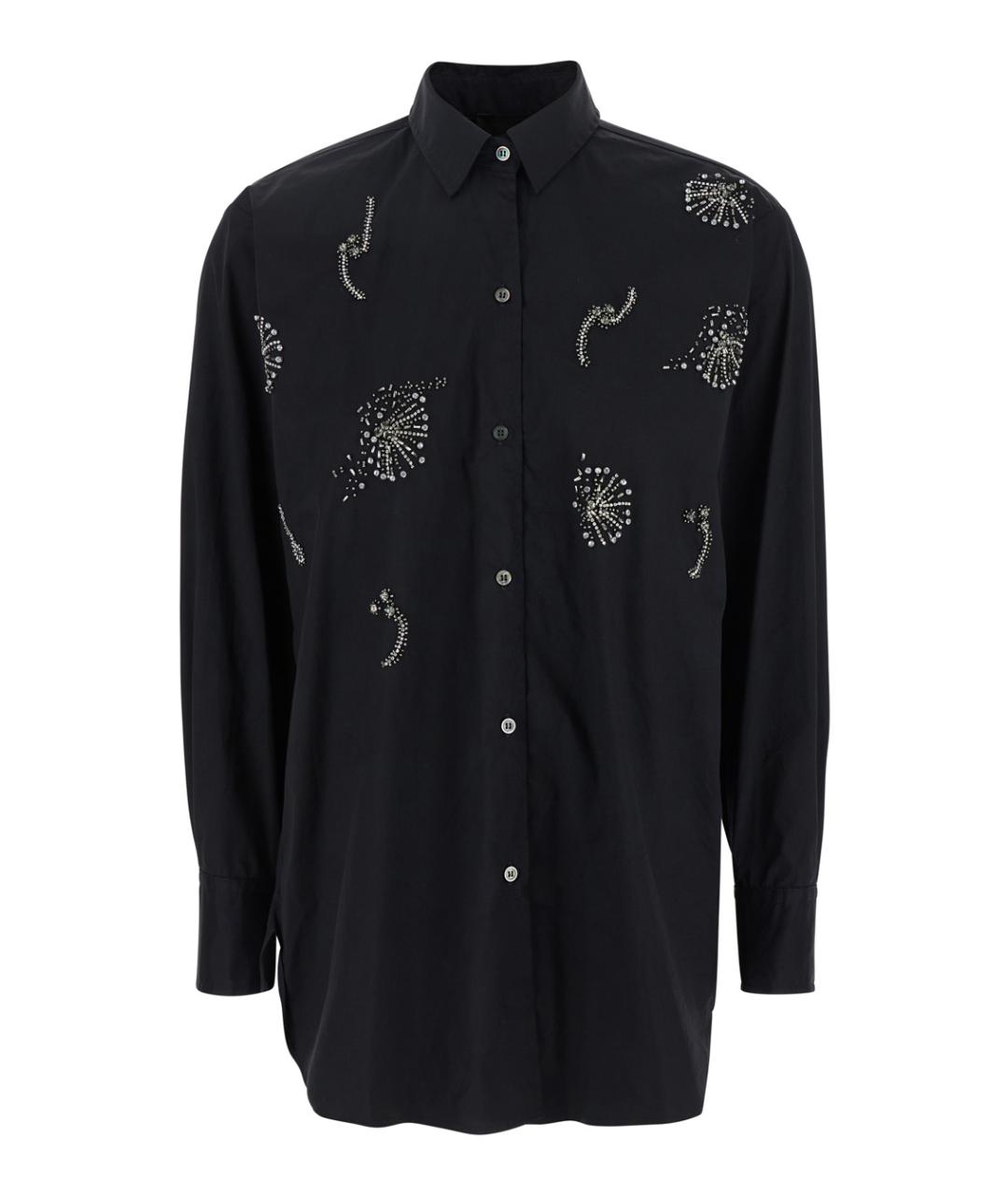 PLAIN Черная полиамидовая рубашка, фото 1